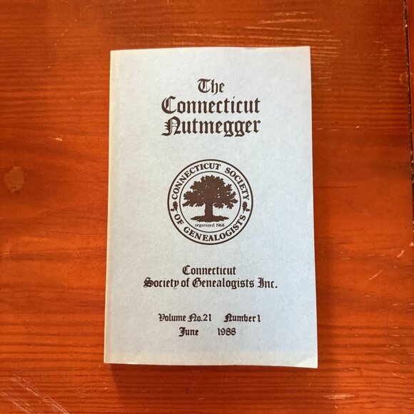 The Connecticut Nutmegger Genealogy Journal Lot Of 5 (1983 &1988) - Picture 4 of 5